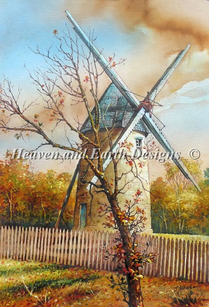 Windmill in Dordogne - Click Image to Close